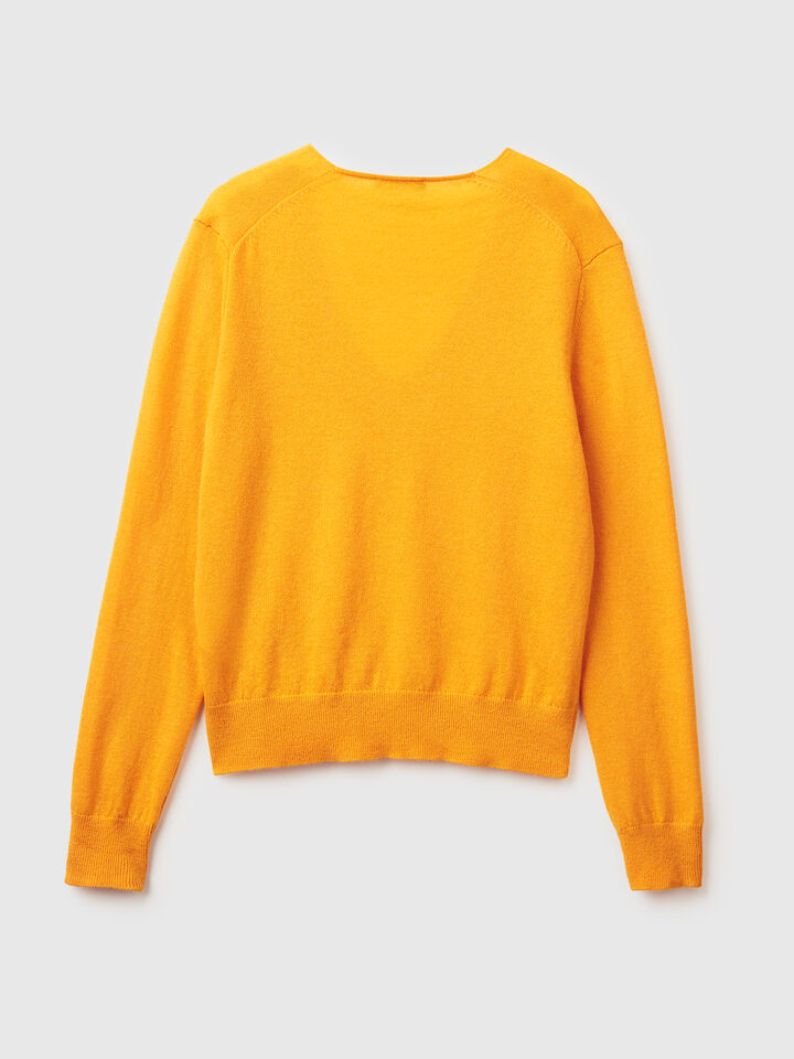 V NECK SWEATER L/S Women image number 6